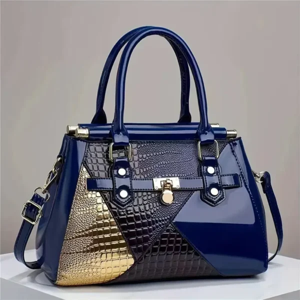 Crocodile Pattern Handbag - Image 4