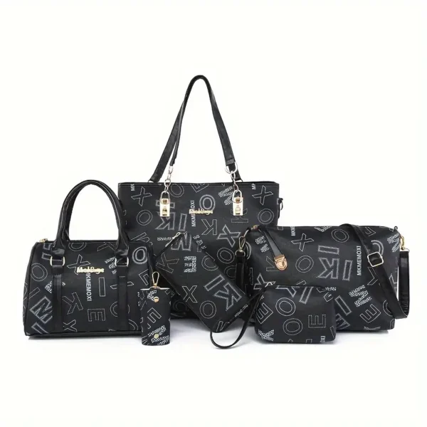 6pcs Set Fashion Women's Handbag Collection