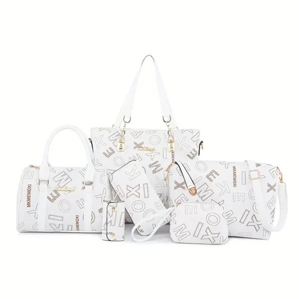 6pcs Set Fashion Women's Handbag Collection - Image 5