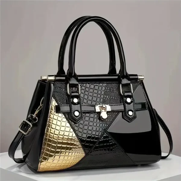 Crocodile Pattern Handbag - Image 2